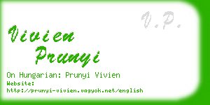 vivien prunyi business card